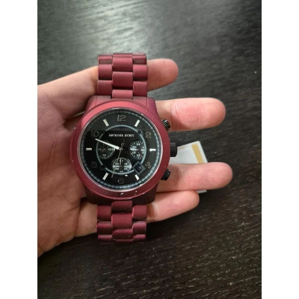 Michael Kors Runway Chronograph Quartz Black Dial Men's Watch MK9148